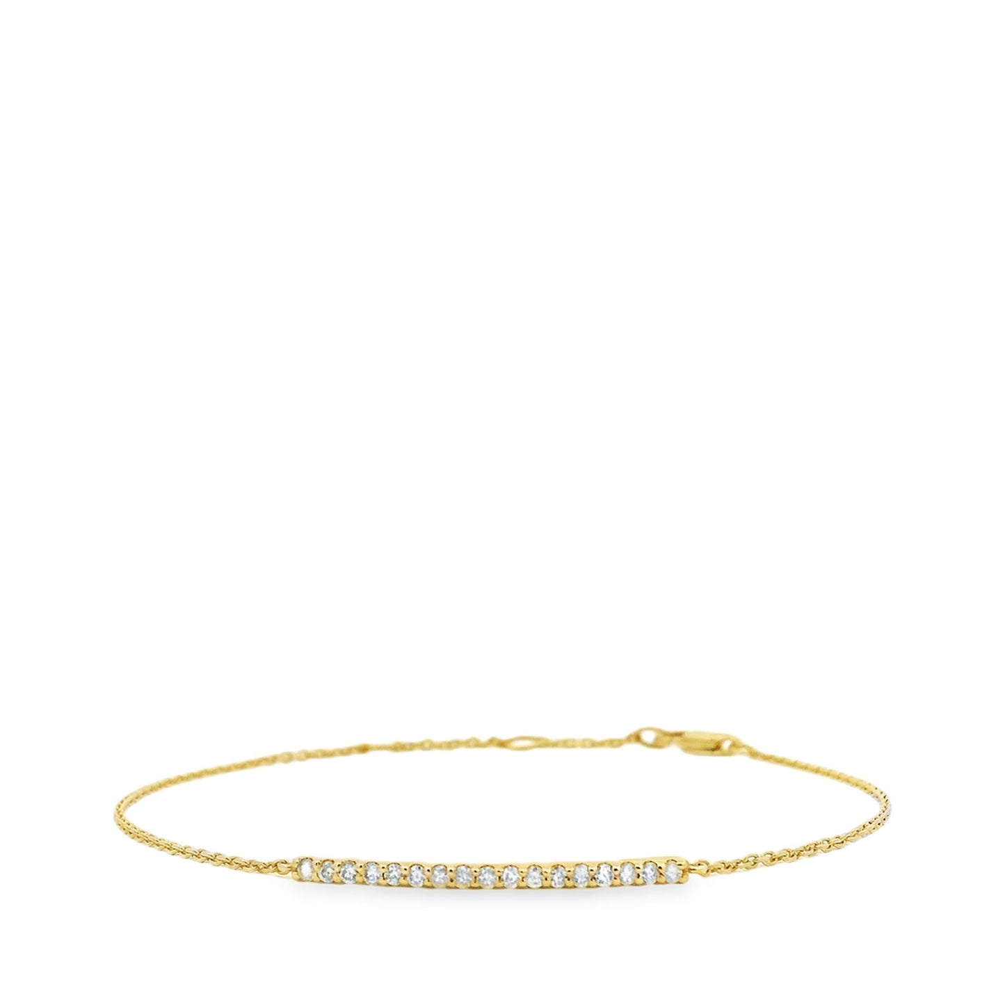 Diamond Bar Bracelet
