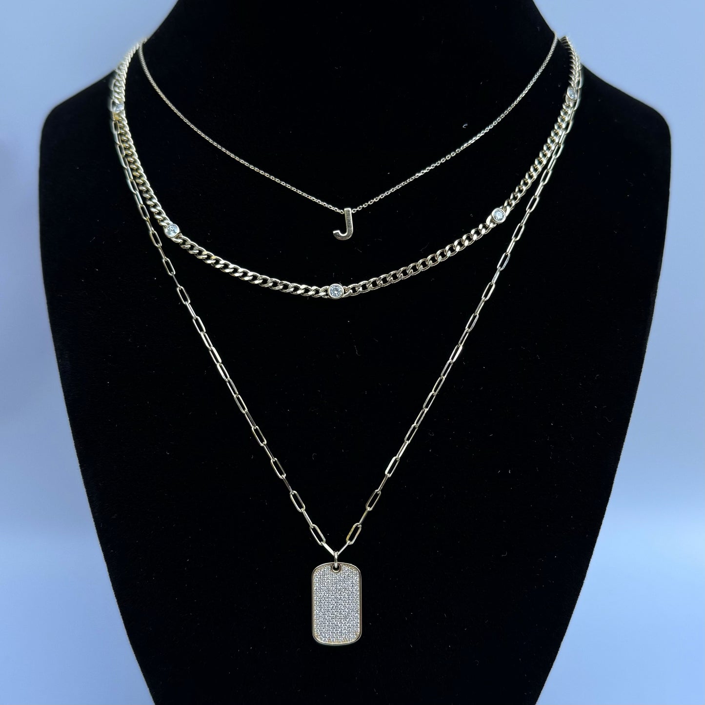 Gold Initial Necklace