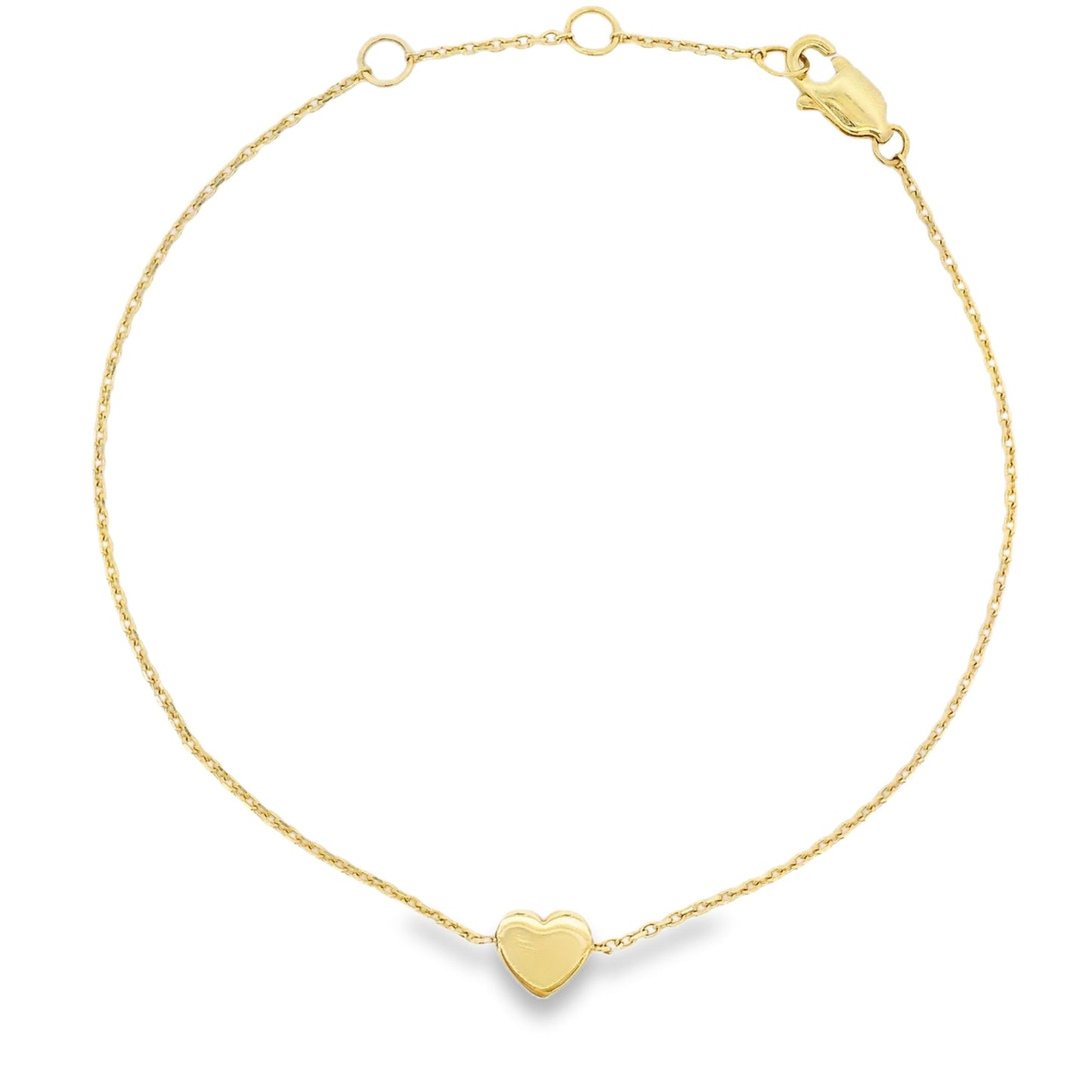 Gold Heart Bracelet