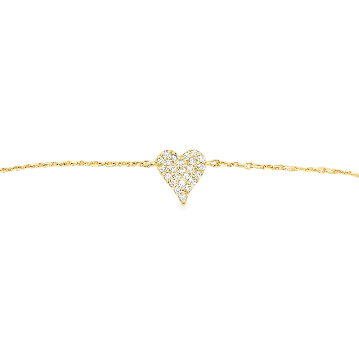 Mini Diamond Heart Bracelet