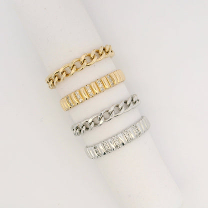 Cuban Chain Ring 4mm