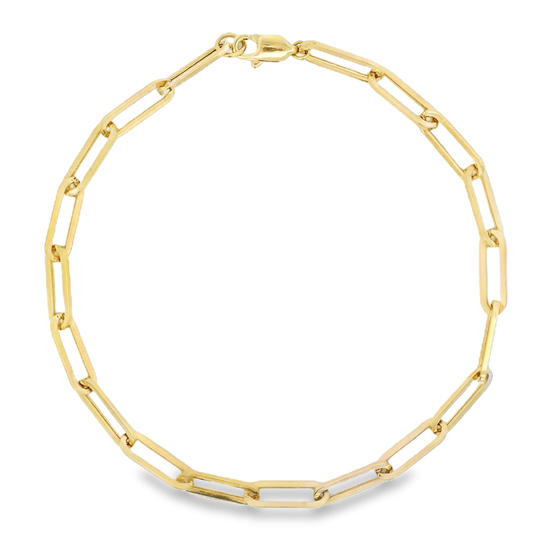 3.25mm Paperclip  Link Bracelet