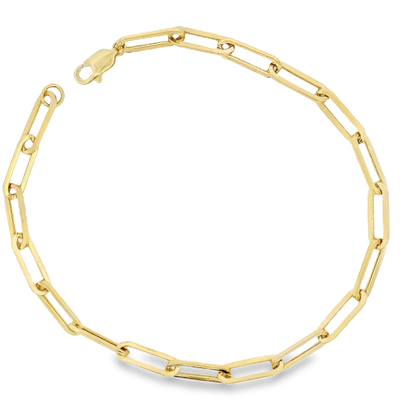3.25mm Paperclip  Link Bracelet