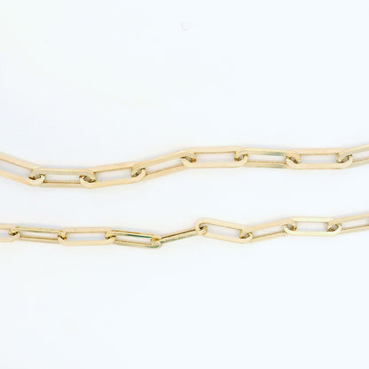 3.25mm Paperclip  Link Bracelet