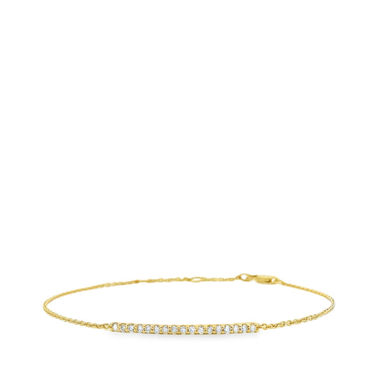 Diamond Bar Bracelet