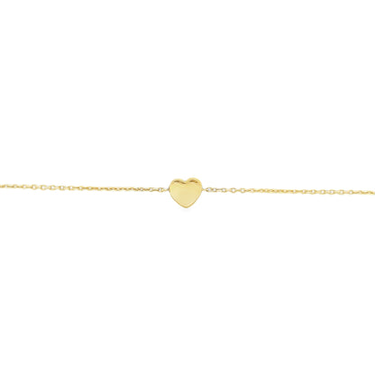 Gold Heart Bracelet