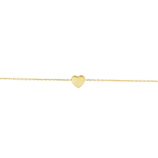Gold Heart Bracelet