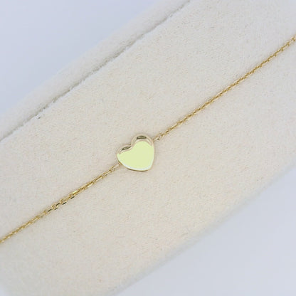 Gold Heart Bracelet