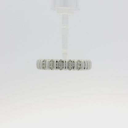 Diamond Fluted Ring